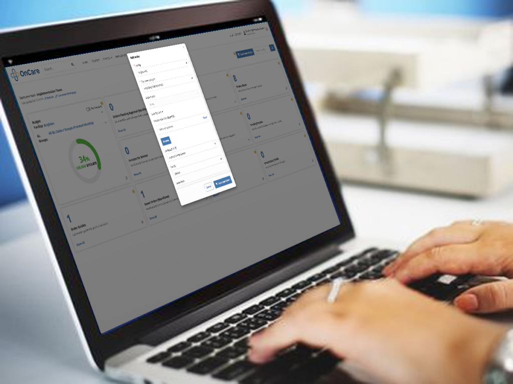 OnCare ordering page